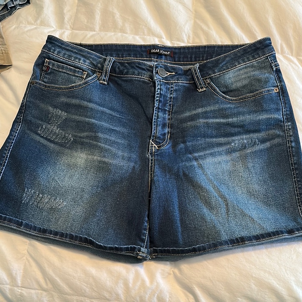 Dear John Blue Denim Shorts